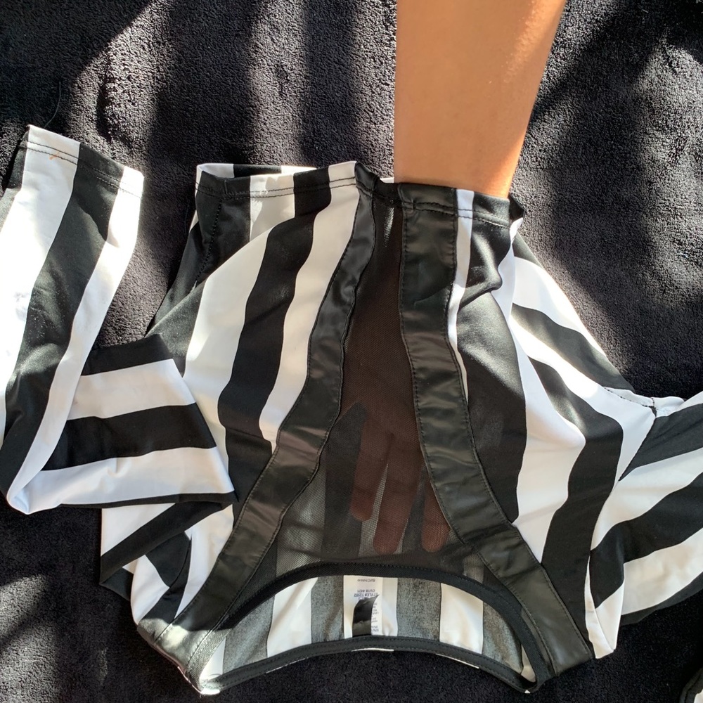 Striped cropped top